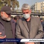 حضور سردار فضلی در تشییع شهدای گمنام در تهران + تصویر