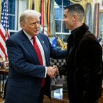 عکس | ادعای عجیب وزیر ترامپ؛ رونالدو را در کاخ سفید نشناختم!