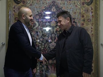 عکس| دست همکاری قلعه نویی با آنتونیو گالیاردی