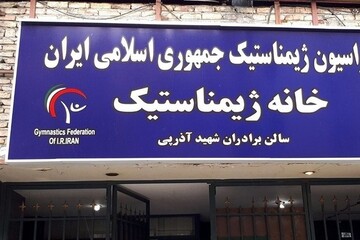 عکس| فدراسیون ژیمناستیک را پلمپ کردند!