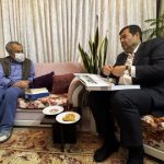 عیادت وزیر ورزش و جوانان از ابراهیم افشار