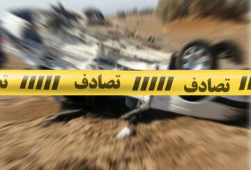 واژگونی سرویس مدرسه/ آمار دانش‌آموزان مصدوم