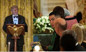 واکنش ترامپ به حضور رونالدو: پسرم بارون عاشق توست، حالا کمی بیشتر به من احترام می‌گذارد!