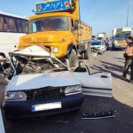 تصادف مرگبار پراید و کامیون/ ۴ نفر جان باختند