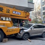 حرکت ناگهانی و مرگبار جرثقیل در خیابان شریعتی تهران فاجعه آفرید/ عکس