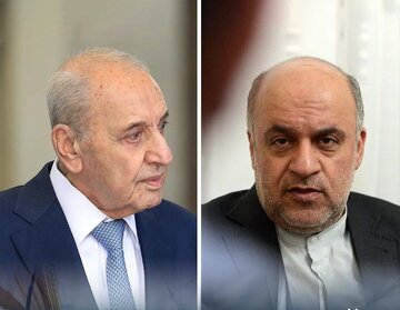 رایزنی نبیه بری و سفیر ایران درباره تحولات لبنان و منطقه