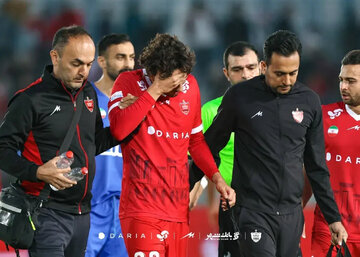 عکس| بازیکن پرسپولیس زیر نظر دکتر رئال مادرید