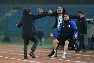 عکس | وریا غفوری از یورگن کلوپ تقلید میکند!