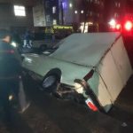 فرونشست زمین در شهرک ولیعصر سه خودرو را گرفتار کرد / عملیات موفق آتش‌نشانی بدون مصدوم/عکس