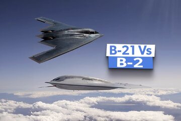 مقایسه بمبافکنهای پنهانکار B-۲۱ Raider و B-۲ Spirit از نظر قیمت، قدرت و برد
