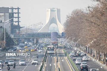 کیفیت هوای تهران در اولین روز هفته اعلام شد