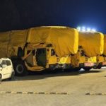 این خودروهای در اتوبان «لانچرهای موشک» هستند نه جرثقیل!