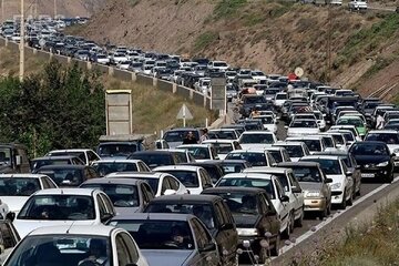 ترافیک نیمه‌سنگین در محور کرج ـ چالوس