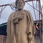 ماجرای سقوط مجسمه ابراهیم رئیسی چه بود؟ + جزئیات