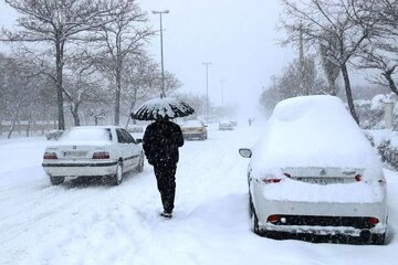 برف و کولاک در راه تهران/ جزئیات