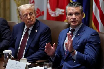 وزیر جنگ آمریکا: ترامپ به دنبال راهحل از طریق مذاکره با ایران است