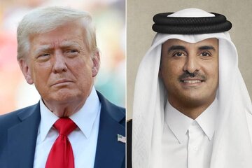 گفت‌وگوی تلفنی امیر قطر و ترامپ
